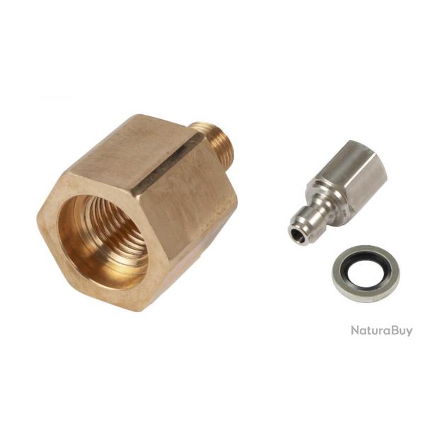 Adaptateur de remplissage BSA / THEOBEN vers 1/8 BSP + adaptateur quick connect