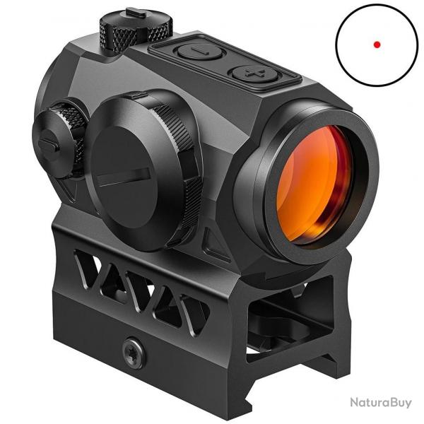 Red Dot MRS 2MOA pour tous calibres avec lvateur tunnel pour rail picatinny