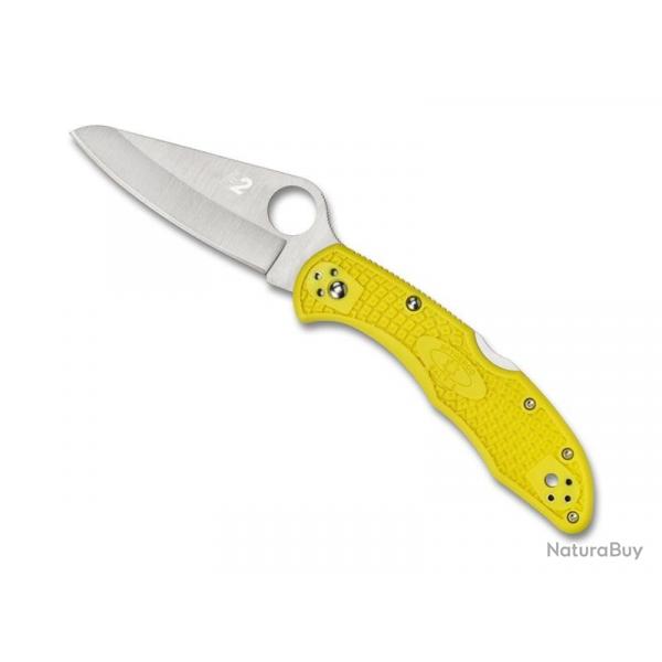 COUTEAU SPYDERCO SALT 2 JAUNE