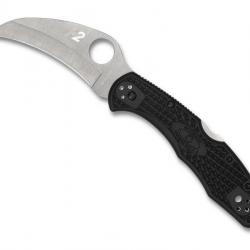 COUTEAU SPYDERCO TASMAN SALT 2 NOIR