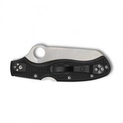 COUTEAU SPYDERCO RESCUE 3 THIN BLUE LINE NOIR A DENTS