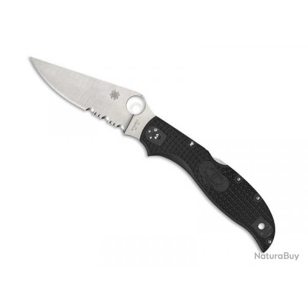 COUTEAU SPYDERCO STRETCH 2 XL SEMI-DENTEE