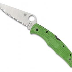 COUTEAU SPYDERCO PACIFIC SALT 2 VERT A DENTS