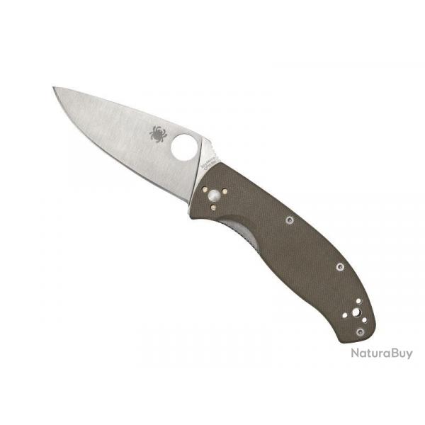 COUTEAU SPYDERCO TENACIOUS G10 MARRON