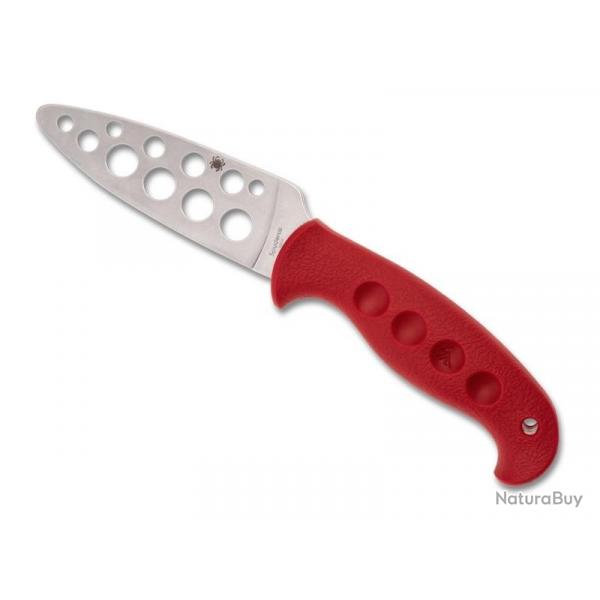 POIGNARD D'ENTRAINEMENT SPYDERCO TEMPERANCE ROUGE SPRINT