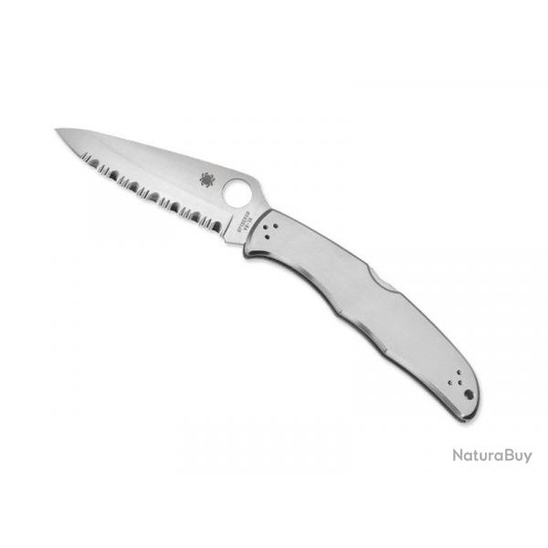 COUTEAU SPYDERCO ENDURA 4 INOX A DENTS