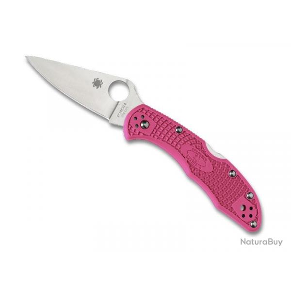 COUTEAU SPYDERCO DELICA 4 ROSE