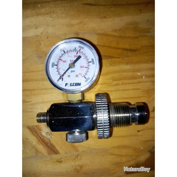 Manomtre de remplissage pcp bouteille 300 bars