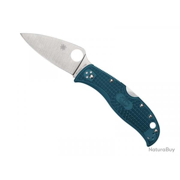 COUTEAU SPYDERCO LEAFJUMPER K390 BLEU