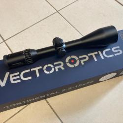Vends lunette affût /approche VECTOR OPTICS 2,5-15x56 réticule lumineux