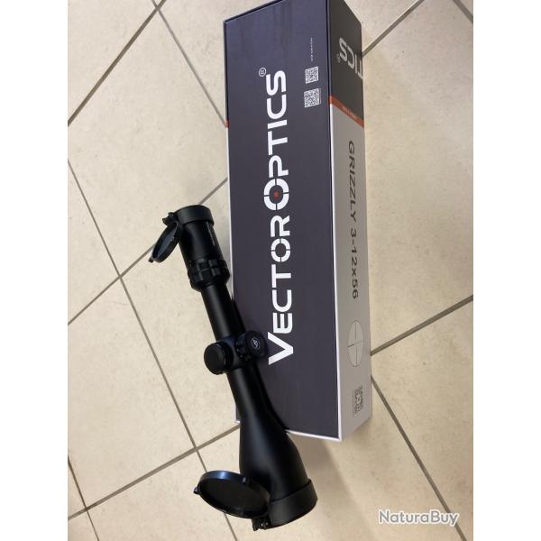 Vends lunette afft /approche VECTOR OPTICS mod.grizzly 3-12x56 rticule 4 lumineux