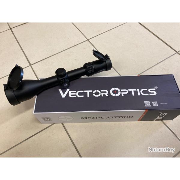 Vends lunette afft /approche VECTOR OPTICS mod.grizzly 3-12x56 rticule 4 lumineux