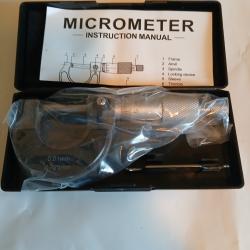 *NOUVEAU PRIX! MICROMETRE PRO"L'incontournable  du rechargement",0,25 mm.,NEUF.;dans sa boîte d'OR !