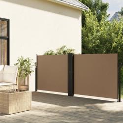 Auvent latéral rétractable taupe 140x1000 cm alsavelo