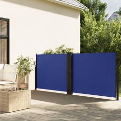 Auvent latéral rétractable bleu 140 x 1000 cm alsavelo