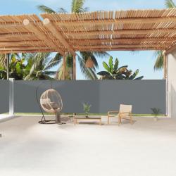 Auvent latéral rétractable Anthracite 180x1200 cm alsavelo
