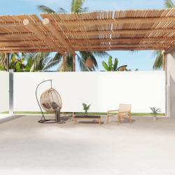 Auvent latéral rétractable Crème 220x1200 cm alsavelo
