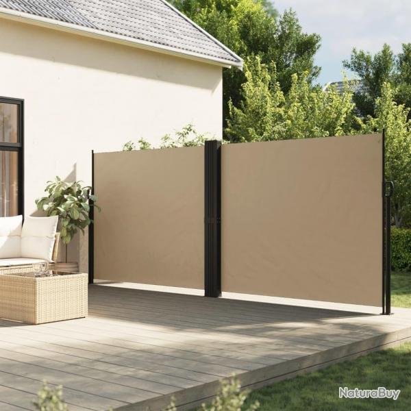 Auvent latral rtractable beige 180x1200 cm alsavelo