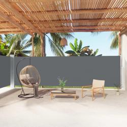 Auvent latéral rétractable Anthracite 180x1000 cm alsavelo