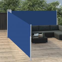 Auvent latéral rétractable Bleu 100 x 1000 cm alsavelo