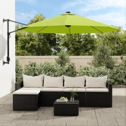 Parasol mural avec LES pomme verte 290 cm alsavelo