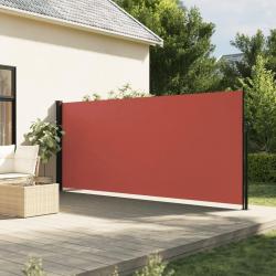 Auvent latéral rétractable terre cuite 160x600 cm alsavelo