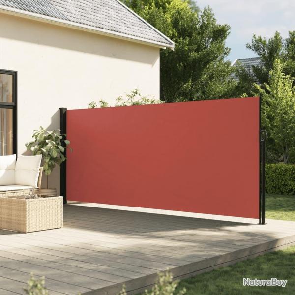 Auvent latral rtractable terre cuite 160x600 cm alsavelo