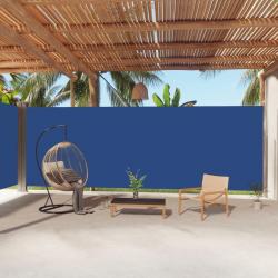 Auvent latéral rétractable Bleu 220x1000 cm alsavelo