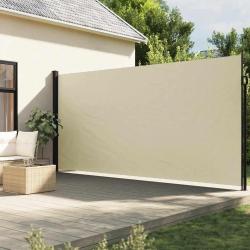 Auvent latéral rétractable crème 220x300 cm alsavelo