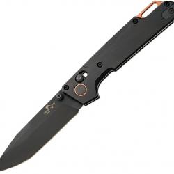 Couteau Bear Ops Nekama Lame Acier 14C28N Tanto Manche Aluminium Crossbar Lock USA BCMC1000ALBKB