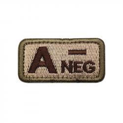 Patch Nylon Groupe Sanguin TAN - A-