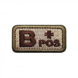 Patch Nylon Groupe Sanguin TAN - B+