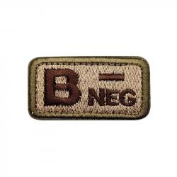 Patch Nylon Groupe Sanguin TAN - B-