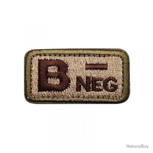 Patch Nylon Groupe Sanguin TAN - B-