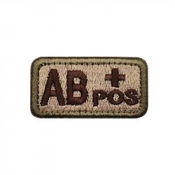 Patch Nylon Groupe Sanguin TAN - AB+