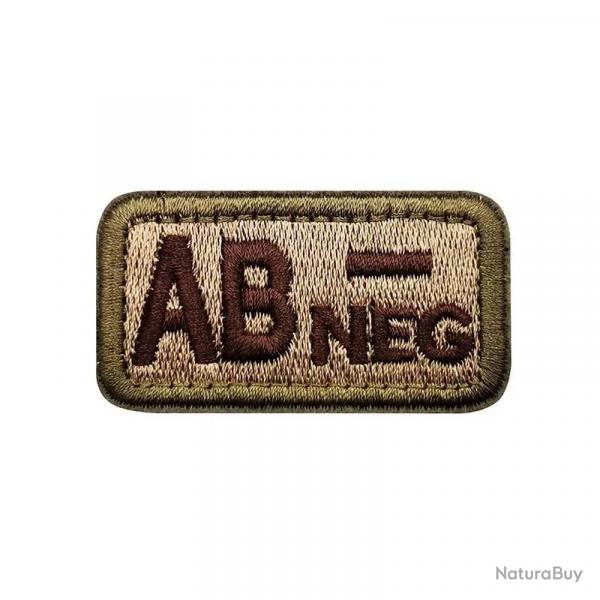 Patch Nylon Groupe Sanguin TAN - AB-