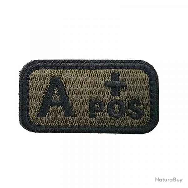 Patch Nylon Groupe Sanguin Vert OD - A+