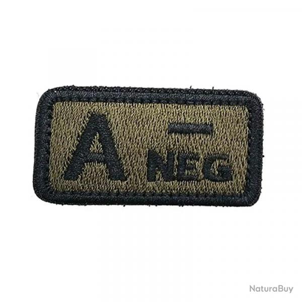 Patch Nylon Groupe Sanguin Vert OD - A-