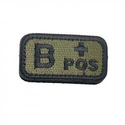 Patch Nylon Groupe Sanguin Vert OD - B+