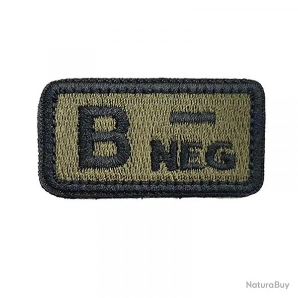 Patch Nylon Groupe Sanguin Vert OD - B-