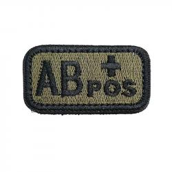 Patch Nylon Groupe Sanguin Vert OD - AB+