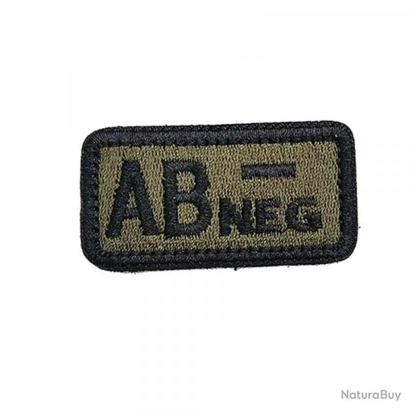 Patch Nylon Groupe Sanguin Vert OD - AB-