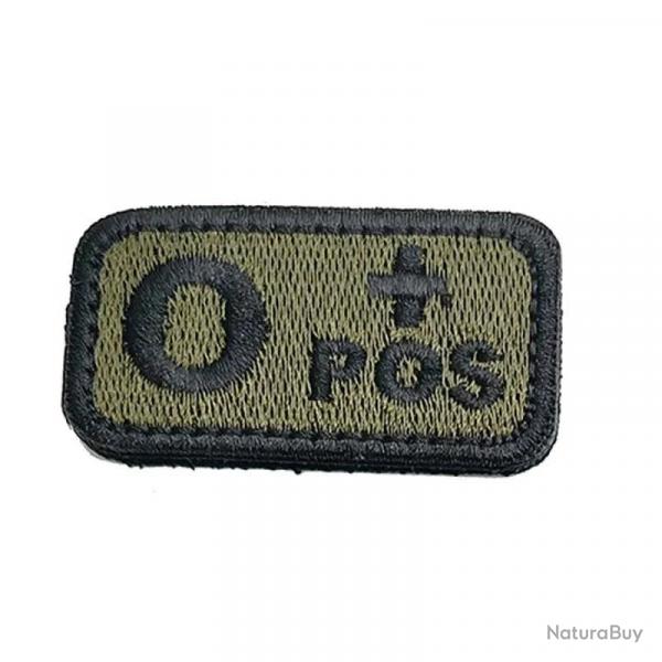 Patch Nylon Groupe Sanguin Vert OD - O+