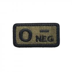 Patch Nylon Groupe Sanguin Vert OD - O-