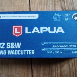 .32 S&W long LAPUA 83gr WC - boite 50