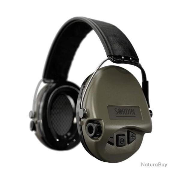 casque lectronique Sordin Supreme Pro Leather Green