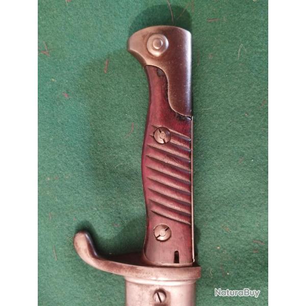 Baonnette  allemande K98 Sawback par J.A. Henckels,WW2