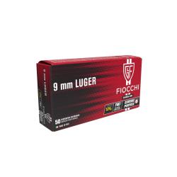 Munitions 9mm Fiocchi FMJ 124 grains