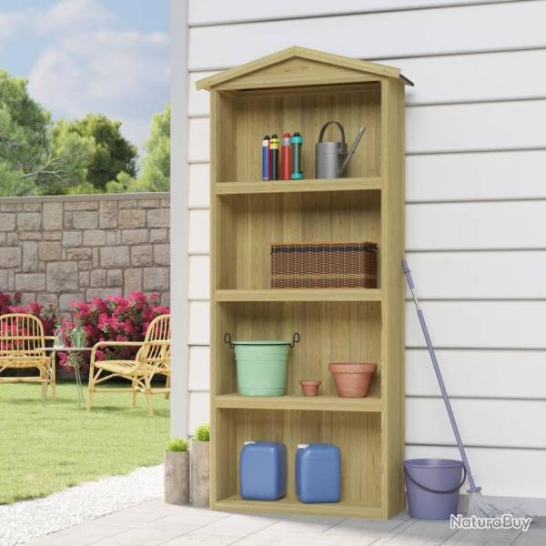 Abri  outils de jardin 87x33x222 cm Bois de pin imprgn alsavelo