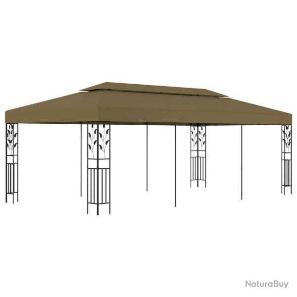 Chapiteau 6x3 m Taupe 180 g/m alsavelo